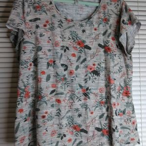 Lularoe classic tee floral